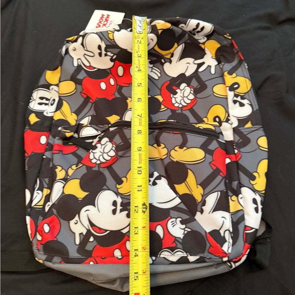 Mickey Mouse Patterned Backpack - Picture 11 of 14